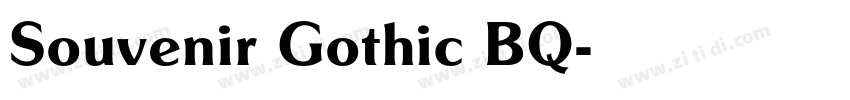 Souvenir Gothic BQ字体转换